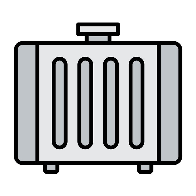 Radiator vector illustratie stijl