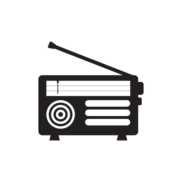 Radio icon vector logo template illustration design.easy to change colour and size