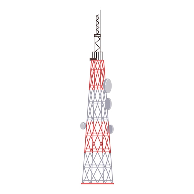 Radio mast telecommunicatie toren satelliet