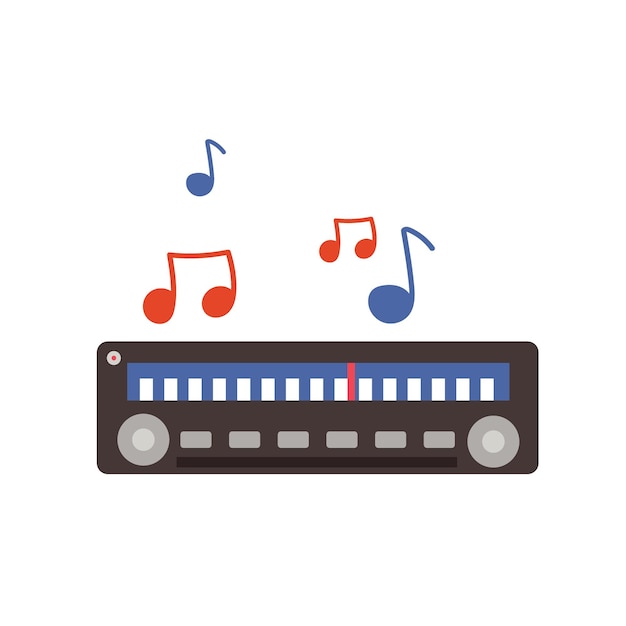 Radio music transmission device