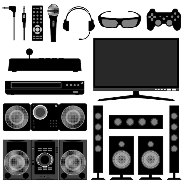 ベクトル ラジオテレビシステム電子機器。