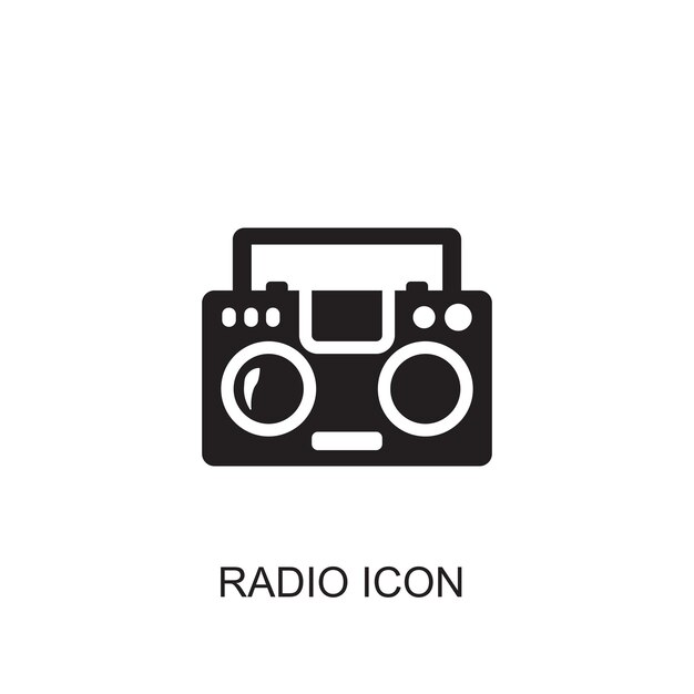 Radio vector icon icon
