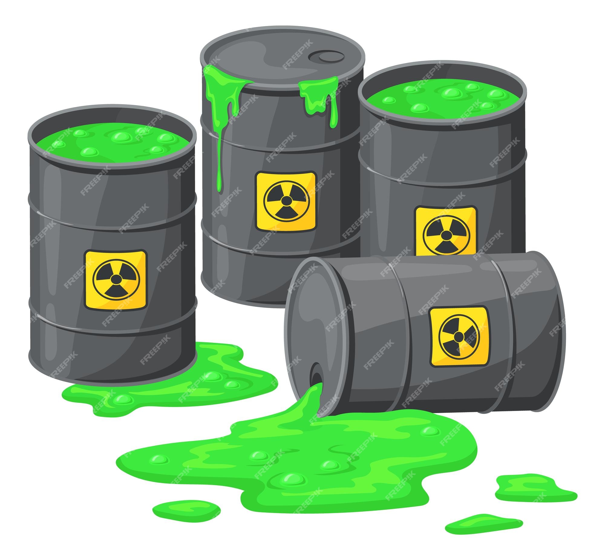 Toxic Waste Barrels