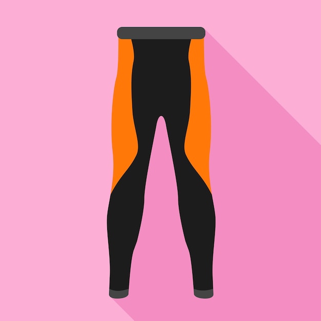 Rafting broek pictogram Vlakke afbeelding van rafting broek vector pictogram voor webdesign