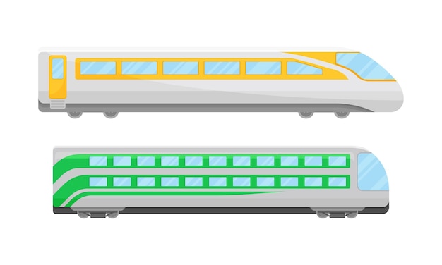 旅客輸送用鉄道車両としての鉄道車両または鉄道車両のベクトルセット