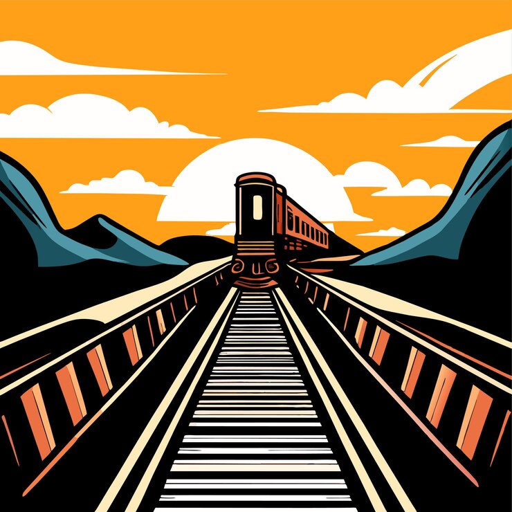 Vector the railway became famous for its route through the mountain and nature