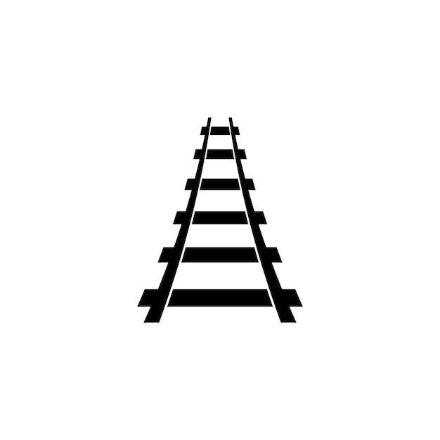 Railway logo vector icon illustration