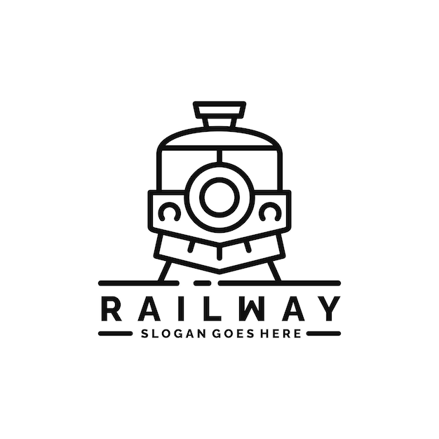 Railway logo vector