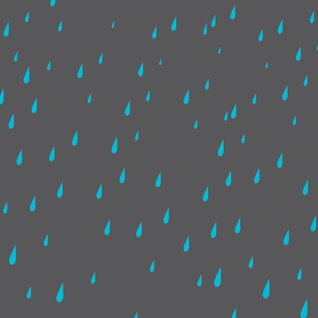 Vector rain water pattern background