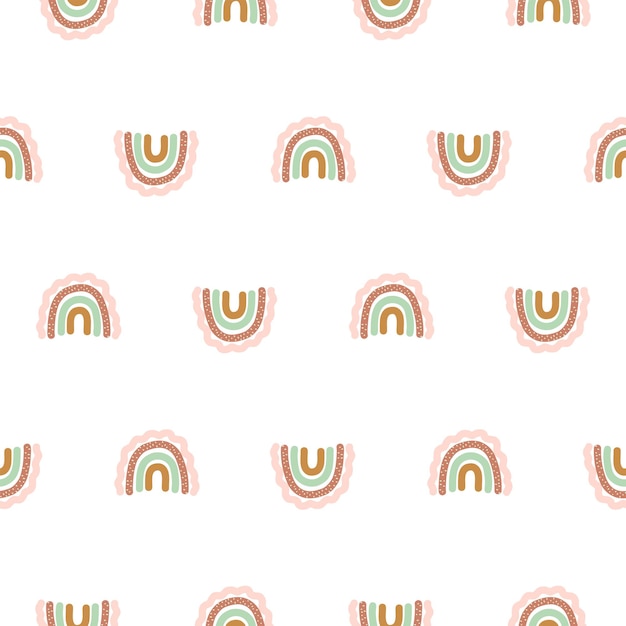 레인보우 boho 레인보우 패턴 섬유 포장 인쇄 벽지 포스터 장식 포장지 boho 스타일