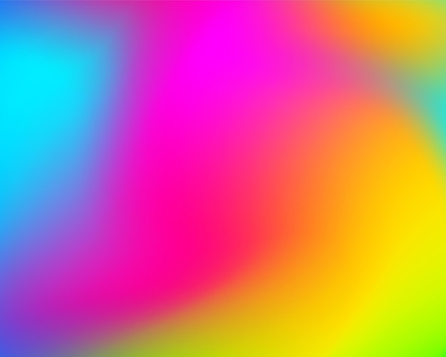 Rainbow color abstract vector background. Smooth gradient bright colorful wallpaper