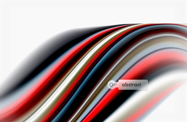 Vector rainbow color waves vector blurred abstract background vector artistic illustration for presentation app wallpaper banner or poster