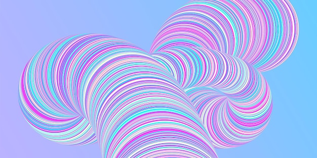 Rainbow colorful background Stripes flow wave Fluid abstract design