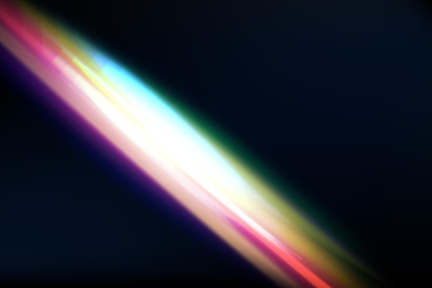 Rainbow highlights on a light background.glare or reflection from water and glass.