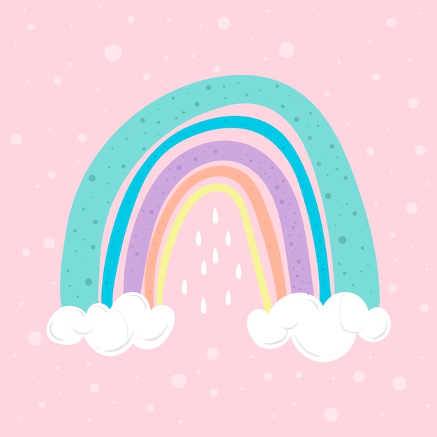 Vector rainbow illustration