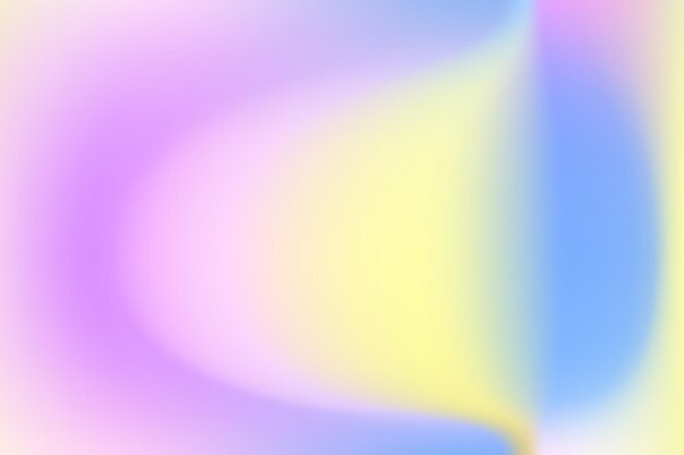 Радужный переливающийся голографический градиентный фон Мечтательная фантазия единорога градации цвета