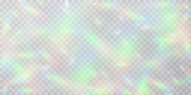 Rainbow light prism effect
