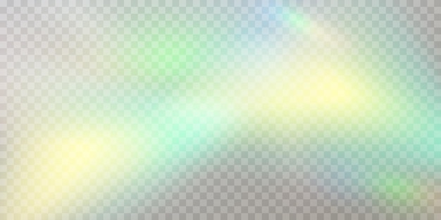 Rainbow light prism effect