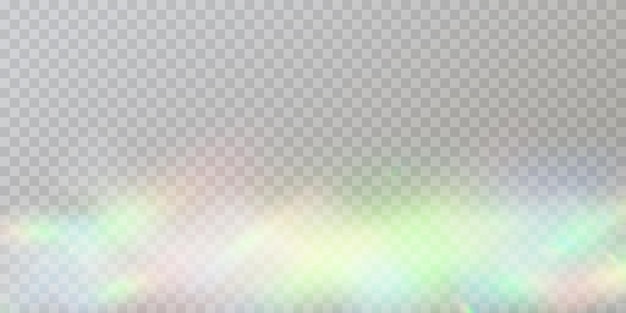 Vector rainbow light prism effect