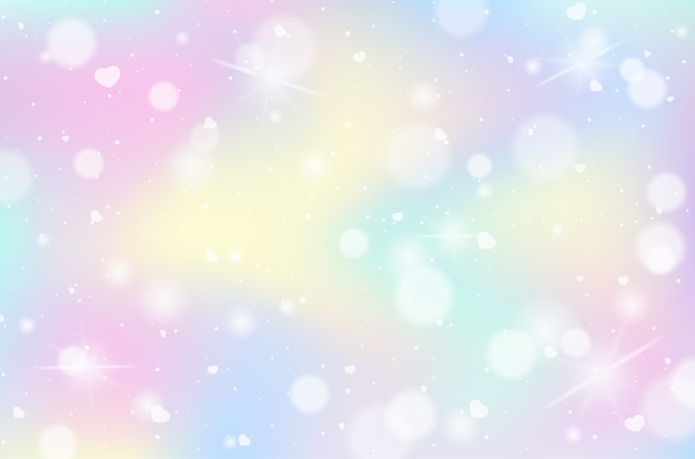 Rainbow pastel blurred background