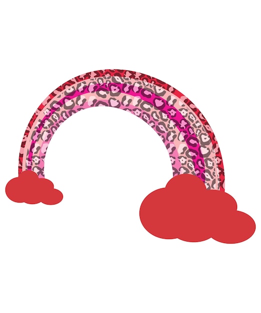 Rainbow Valentines Clipart.
Love Rainbow