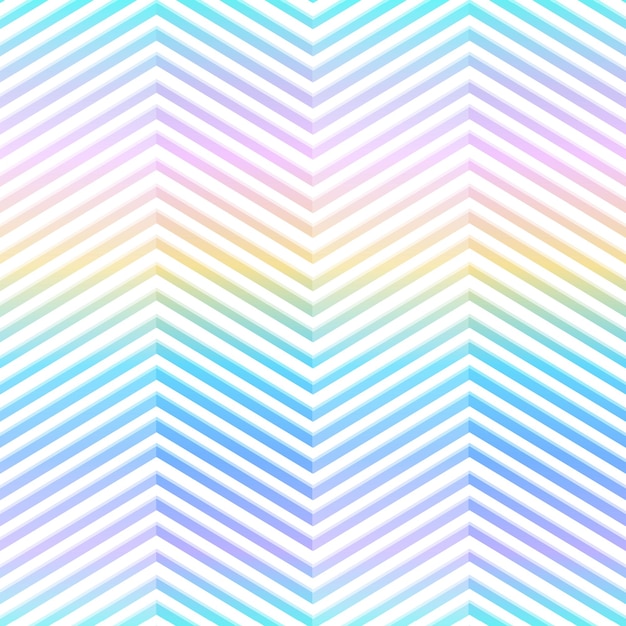 Vector rainbow zigzag seamless pattern eps 10 vector file