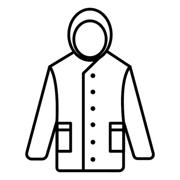 raincoat icon vector illustration design