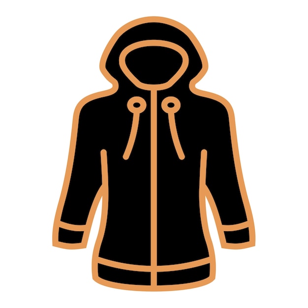 Vector raincoat icon