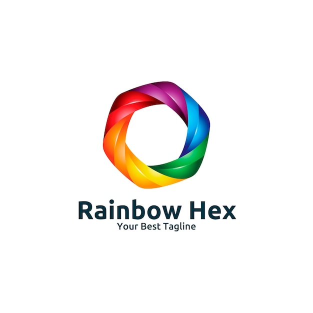 Raincow Logo Template