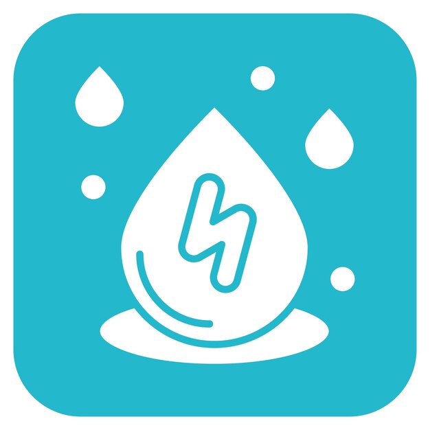 Raindrop icon vector image can be used for earth day