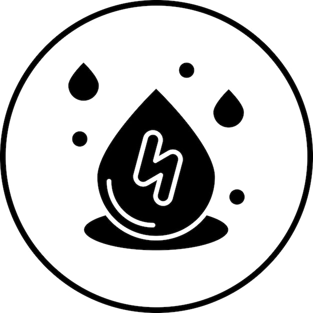 雨滴アイコンのベクトル画像は地球の日に使用できます