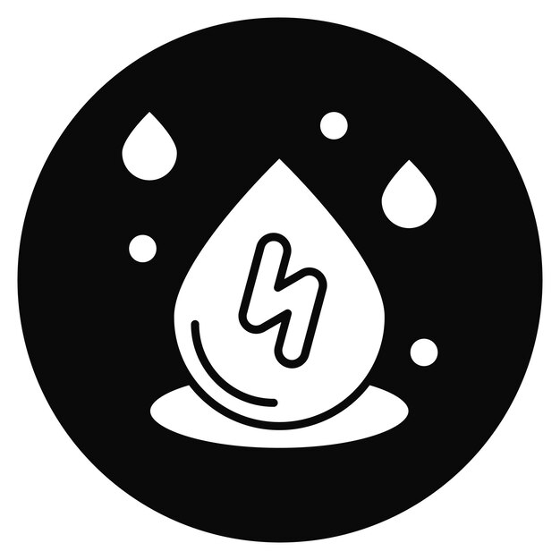 雨滴アイコンのベクトル画像は地球の日に使用できます