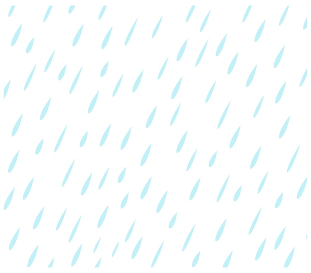 Vector raining vector illustration rain drops falling