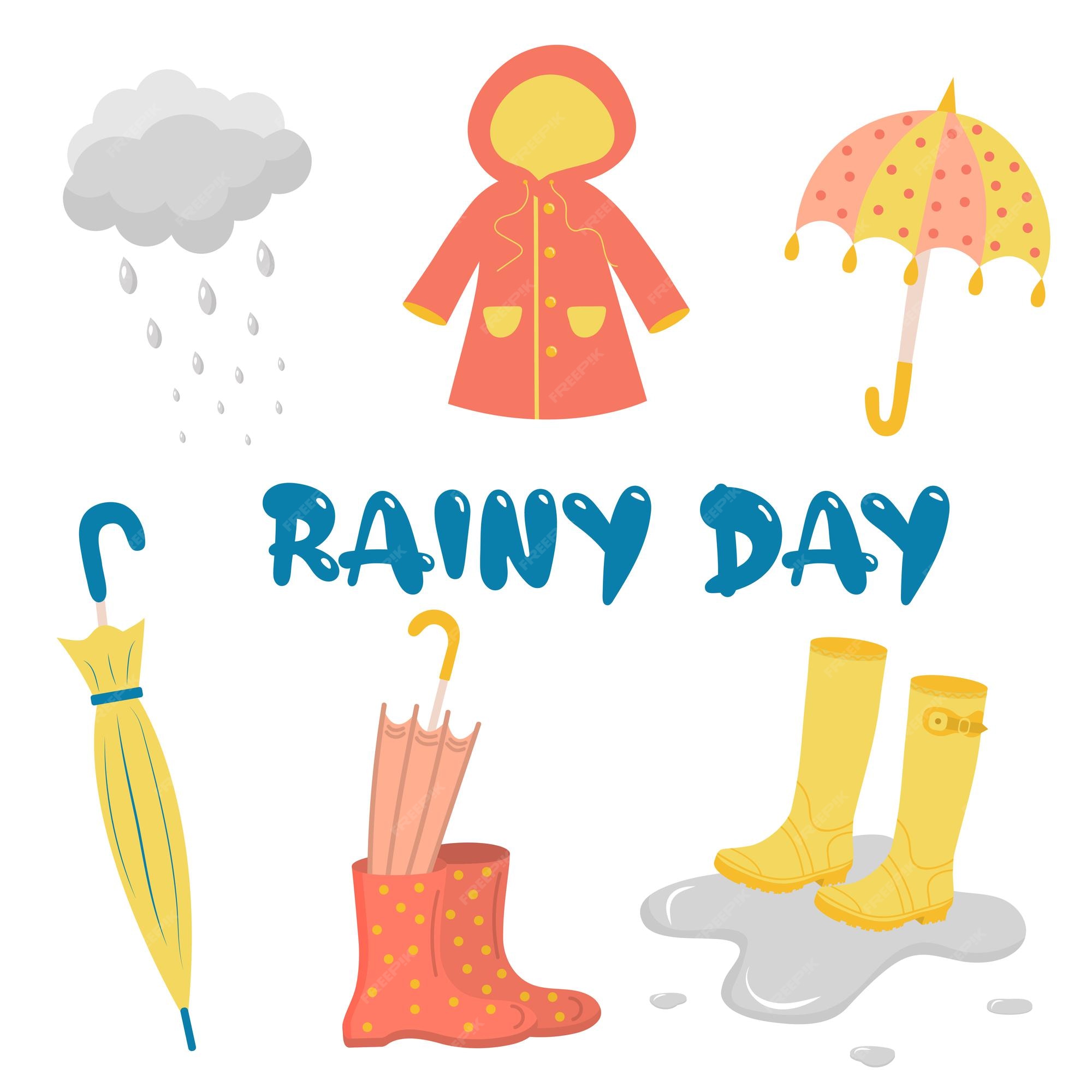 Rainy day Royalty Free Vector Image - VectorStock