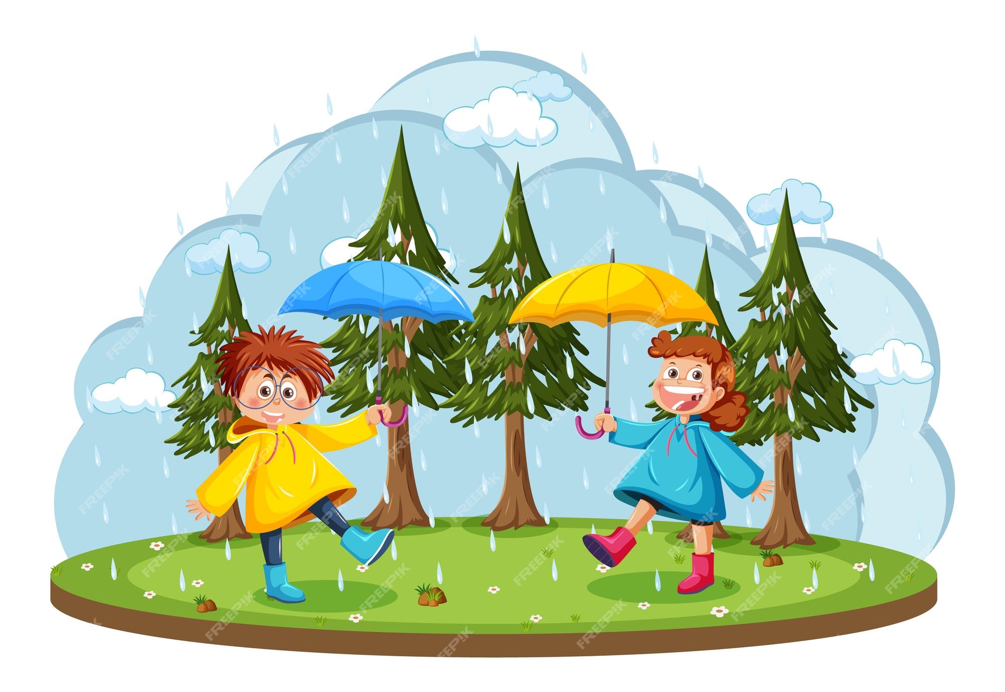 animated rainy day clipart