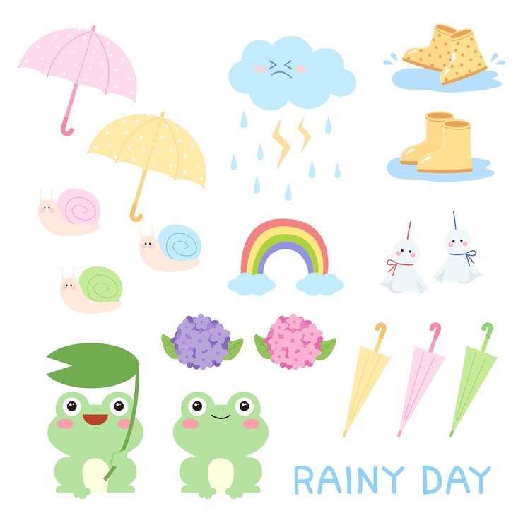 Vector 雨の日