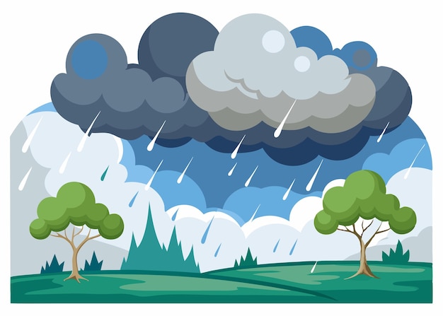 雨天 の 景色
