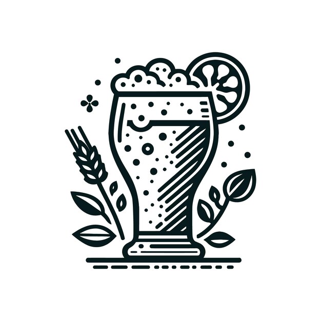 Raise a glass Beer Mug Bottle Silhouette vector Icon Logo Symbol Illustration