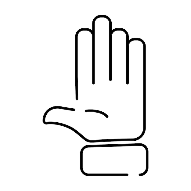 Vector raising hands to celebrate line art vector icon for apps and websites emoji icons