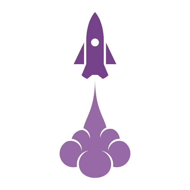 Raket illustratie logo vector