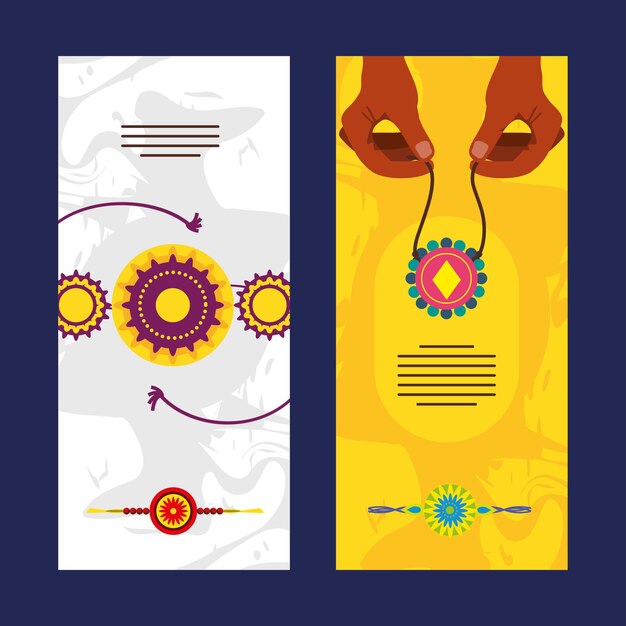 Raksha bandhan banners