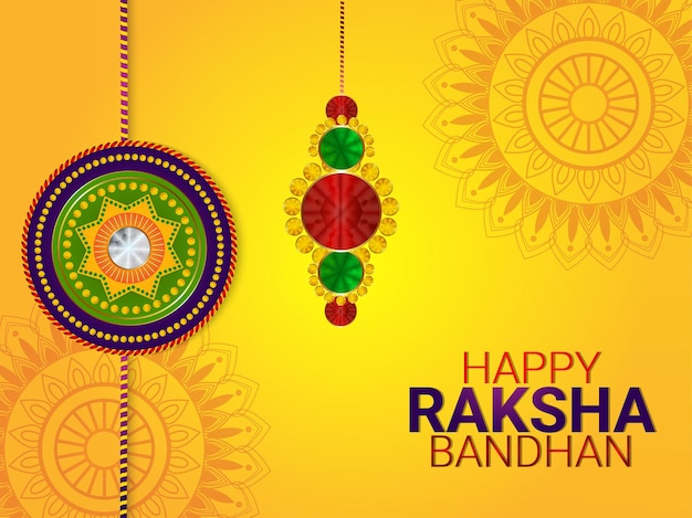 Raksha bandhan festival van broer en zus viering