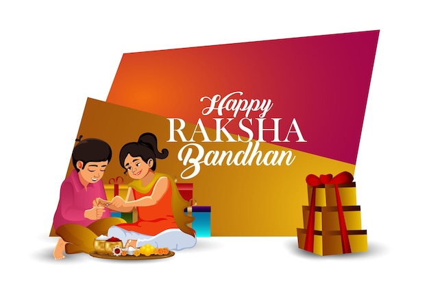 Raksha Bandhan 인도 문화 축제 배경