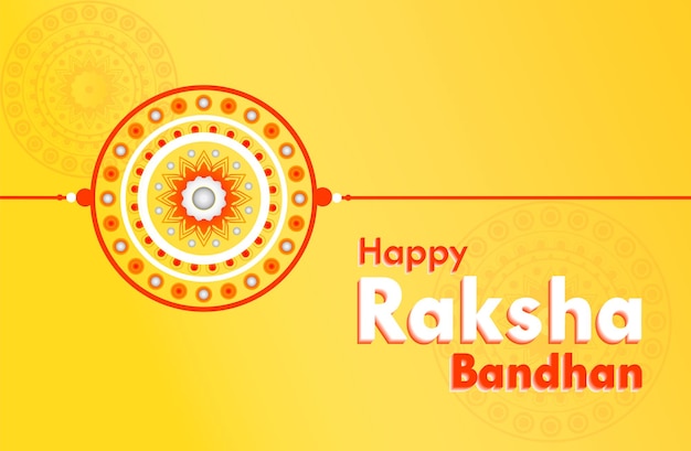 Raksha Bandhan Rakhi 배경 인도 축제 장식 축하 바탕 화면