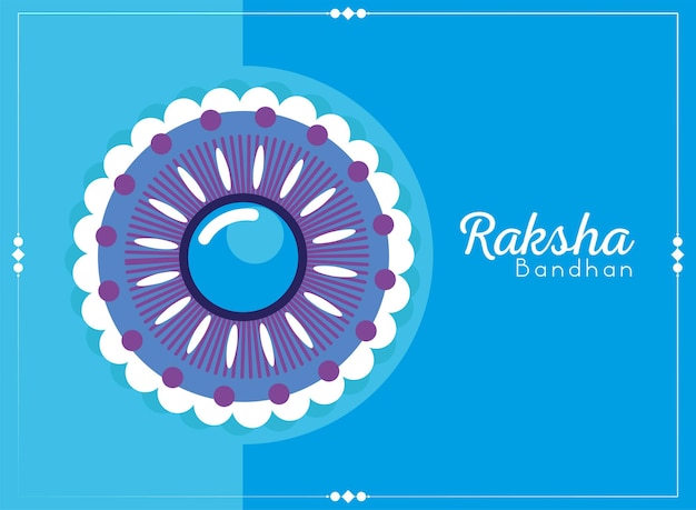 Vector raksha bandhan traditioneel