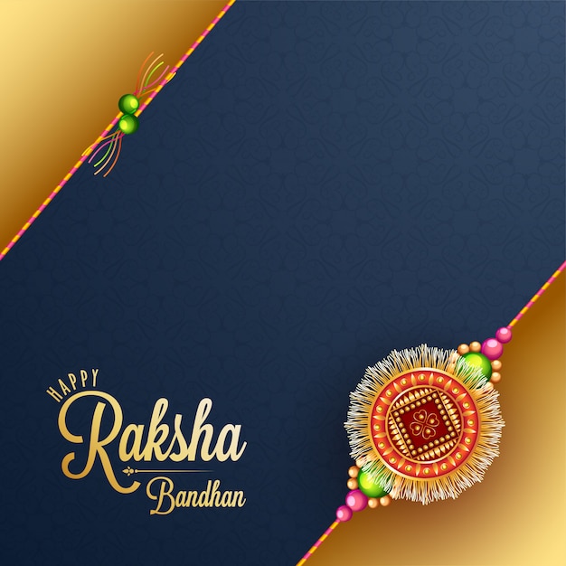 Raksha Bandhan wenskaart ontwerp