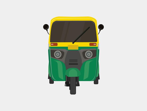 Vector raksha vehicle small cart vector