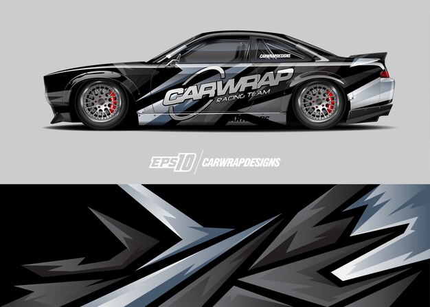 Rally auto wrap ontwerpen