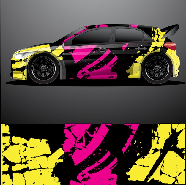 rally car decal graphic wrap 