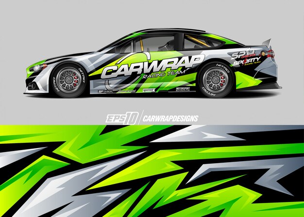 Rally car wrap designs